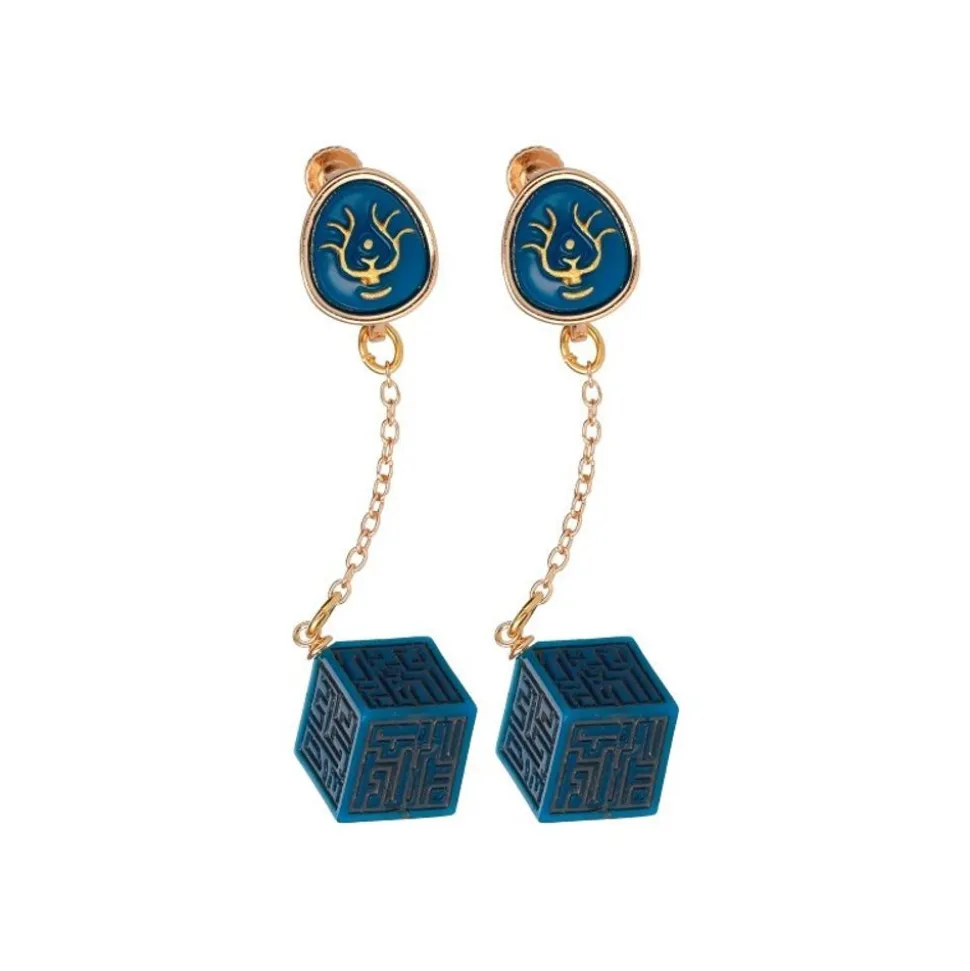 Earrings Accessory Series Volucite Crystal & Keystone - Castle In The