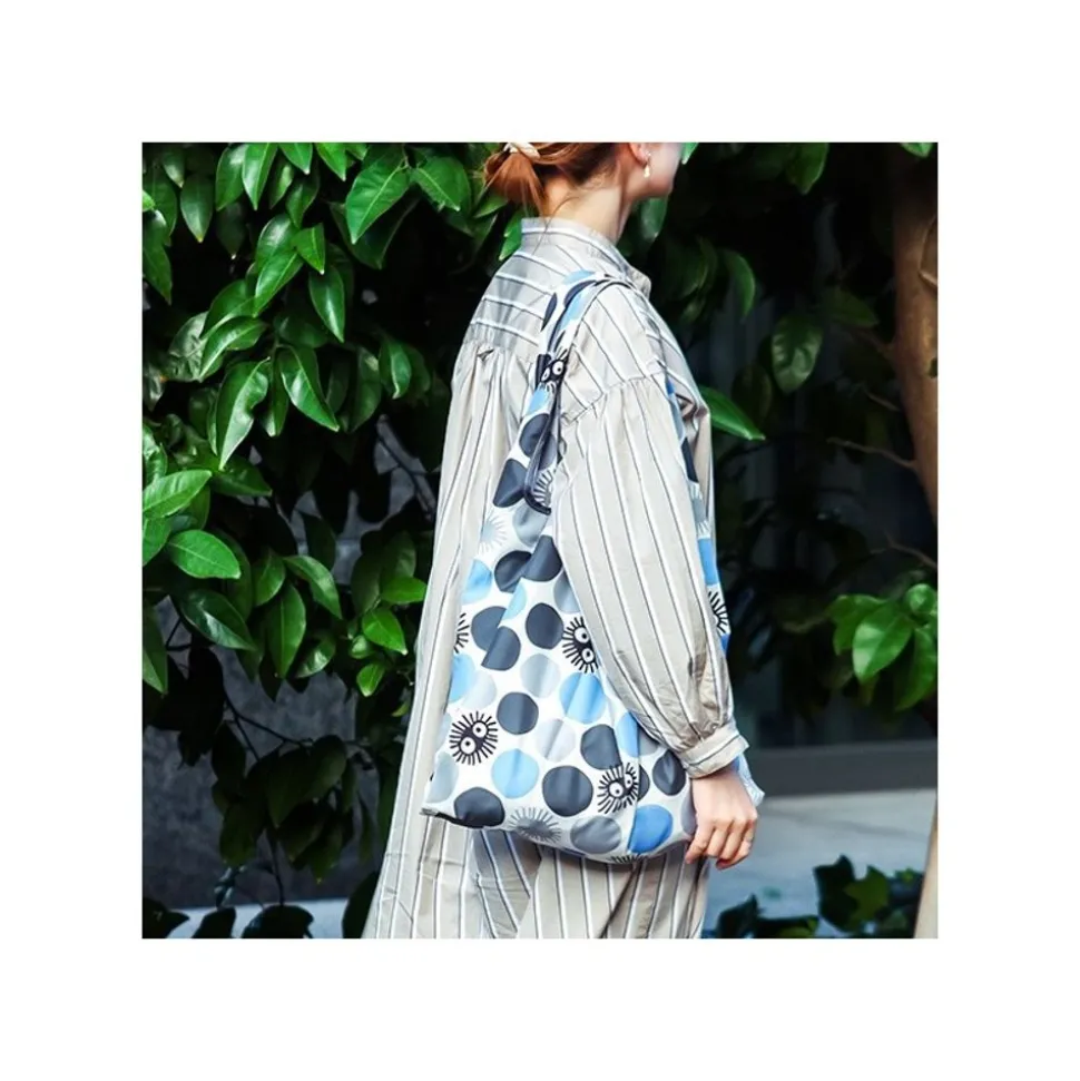 Eco Bag Kurosuke Silhouette 40X20 Cm - My Neighbor Totoro
