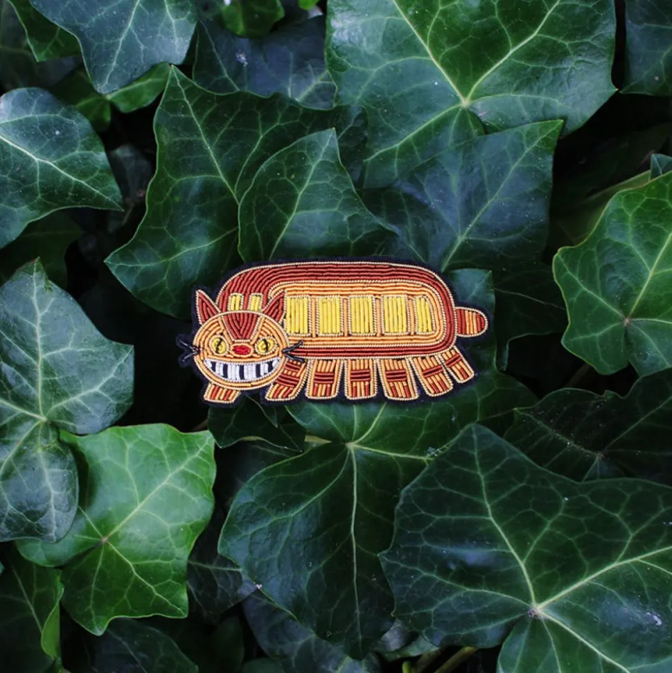 Embroidered Jewel Brooch Catbus - My Neighbor Totoro