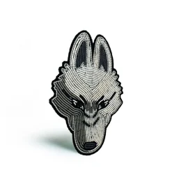 Embroidered Jewel Brooch Moro - Princess Mononoke