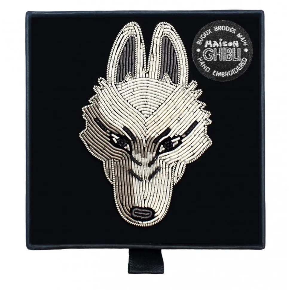 Embroidered Jewel Brooch Moro - Princess Mononoke