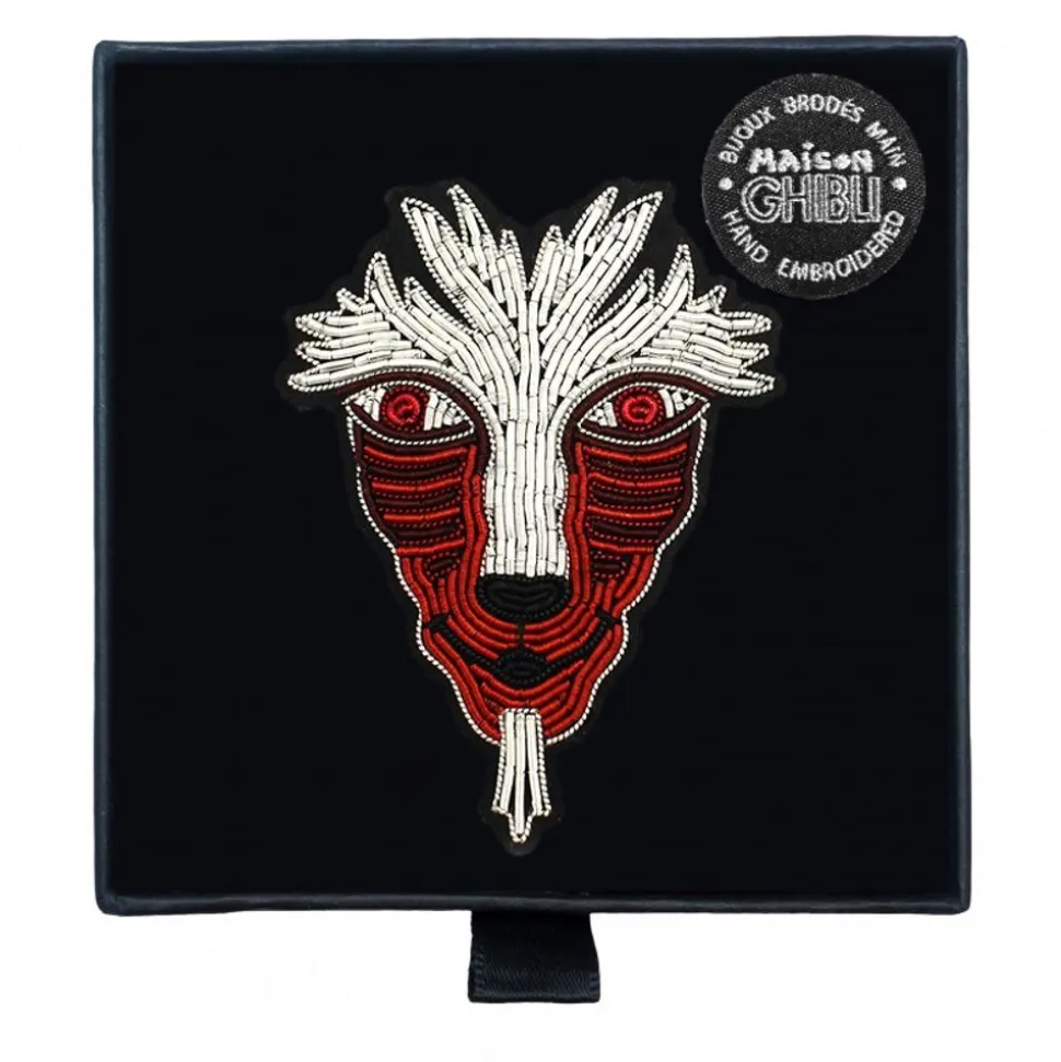 Embroidered Jewel Brooch Great Forest Spirit - Princess Mononoke