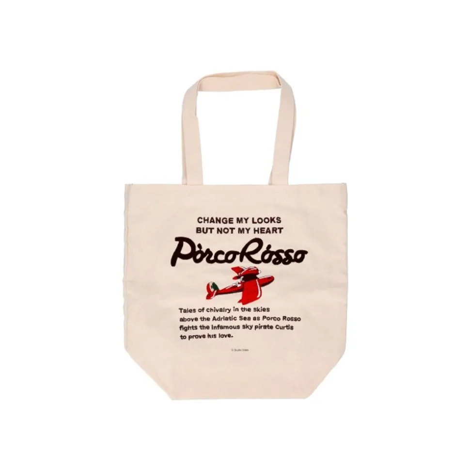 Embroidery Canvas Tote Bag Savoia - Porco Rosso