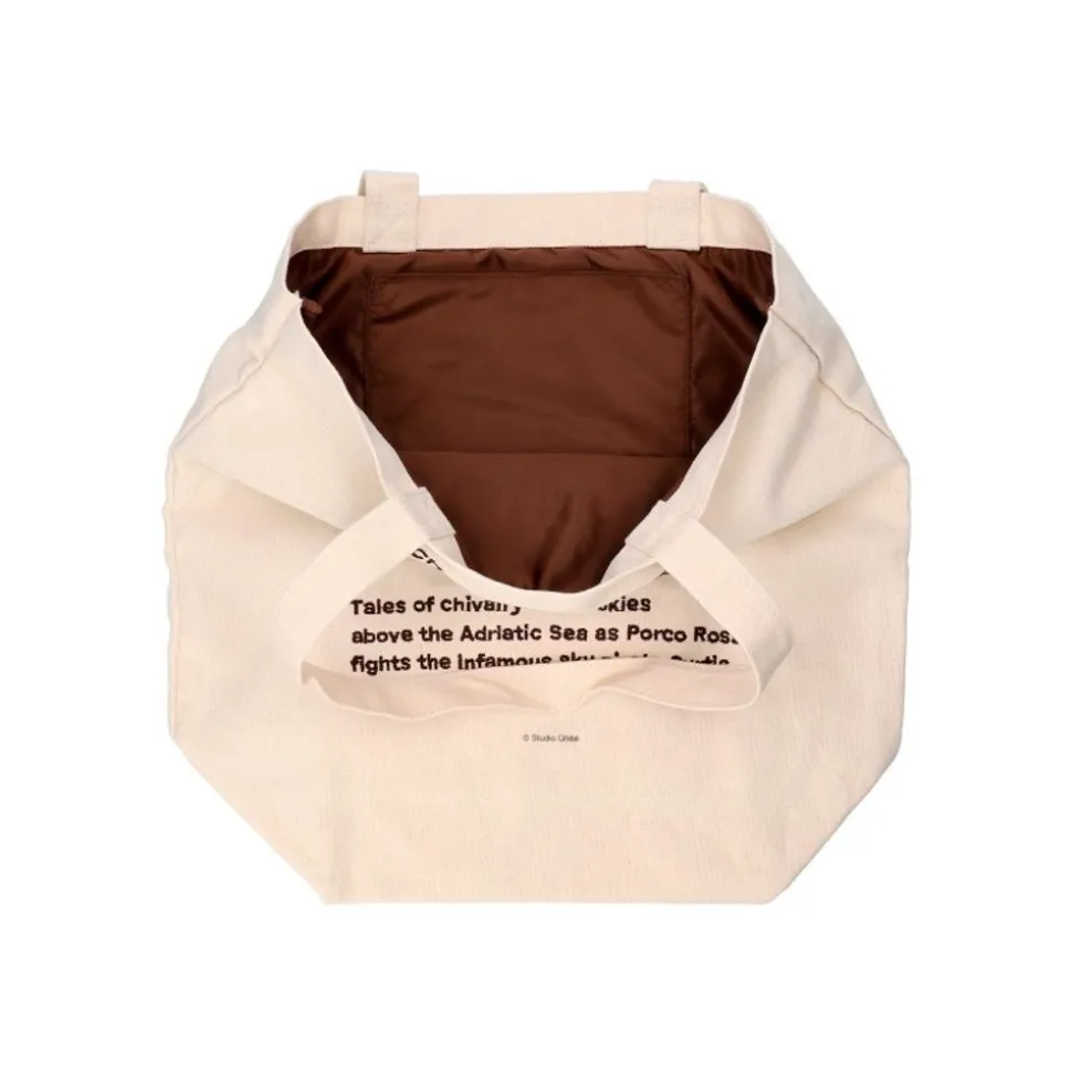 Embroidery Canvas Tote Bag Savoia - Porco Rosso