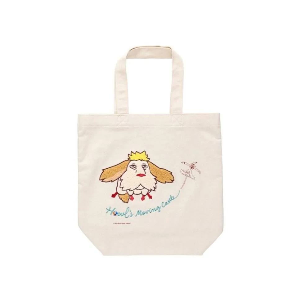 Embroidery Canvas Tote Bag Flying Heen - Howl'S Moving Castle