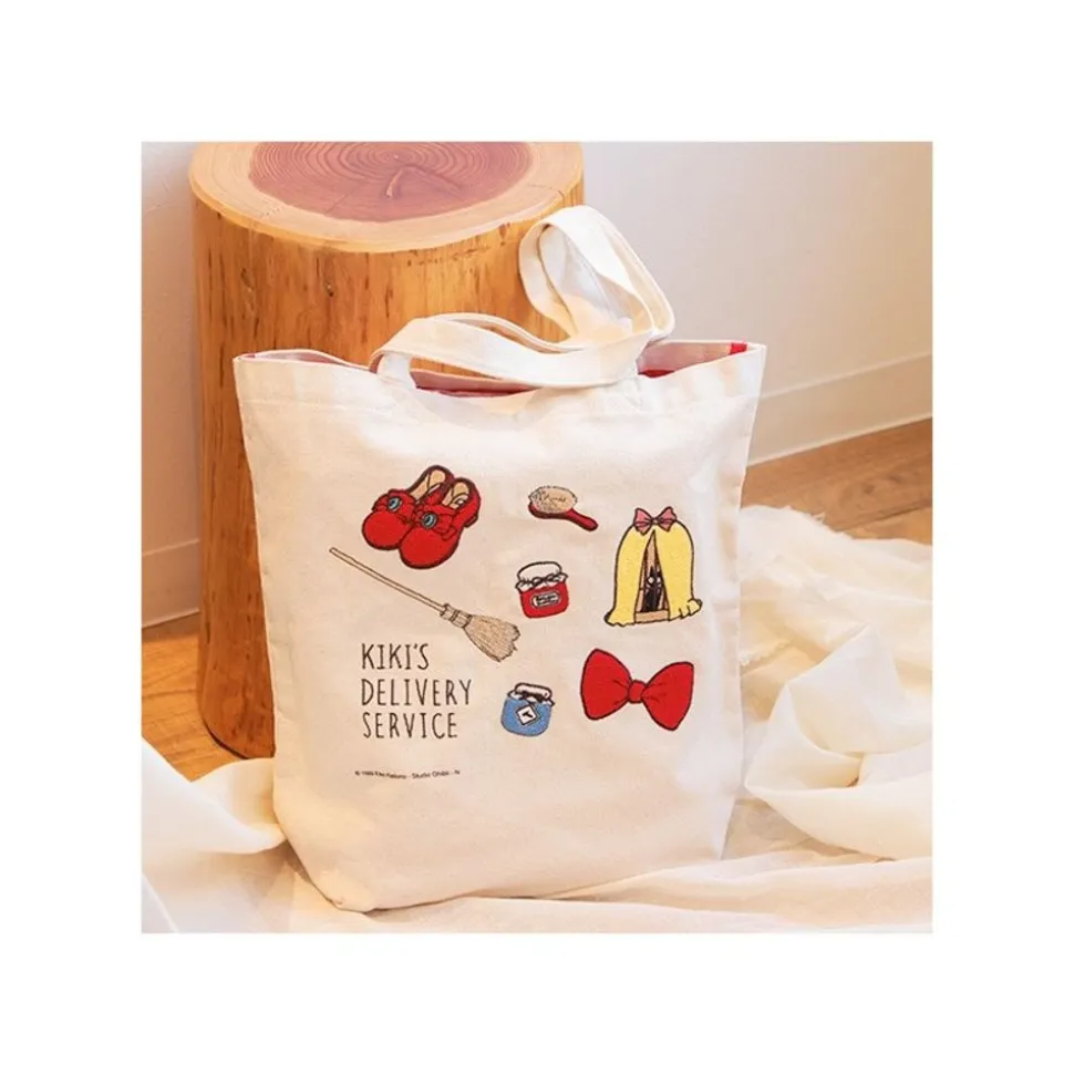 Embroidery Canvas Tote Bag Kiki - Kiki'S Delivery Service