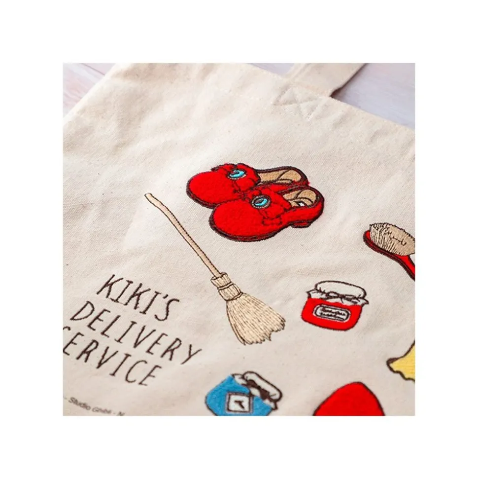 Embroidery Canvas Tote Bag Kiki - Kiki'S Delivery Service