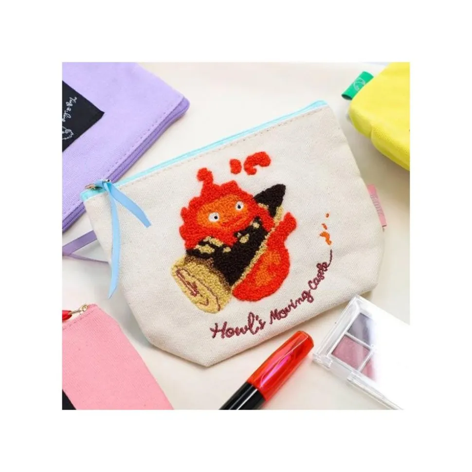 Embroidery Pouch Calcifer - Howl'S Moving Castle