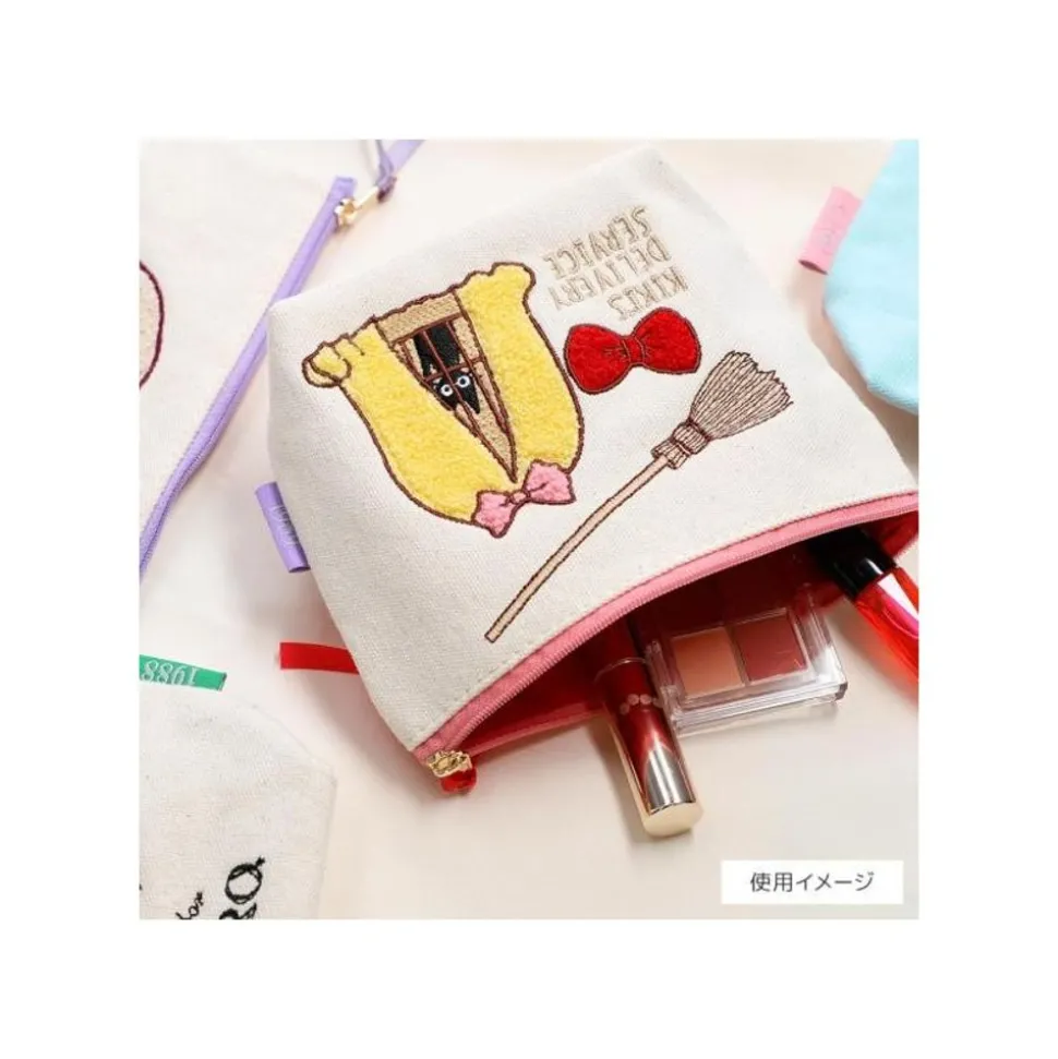 Embroidery Pouch Jiji In Cage - Kiki'S Delivery Service