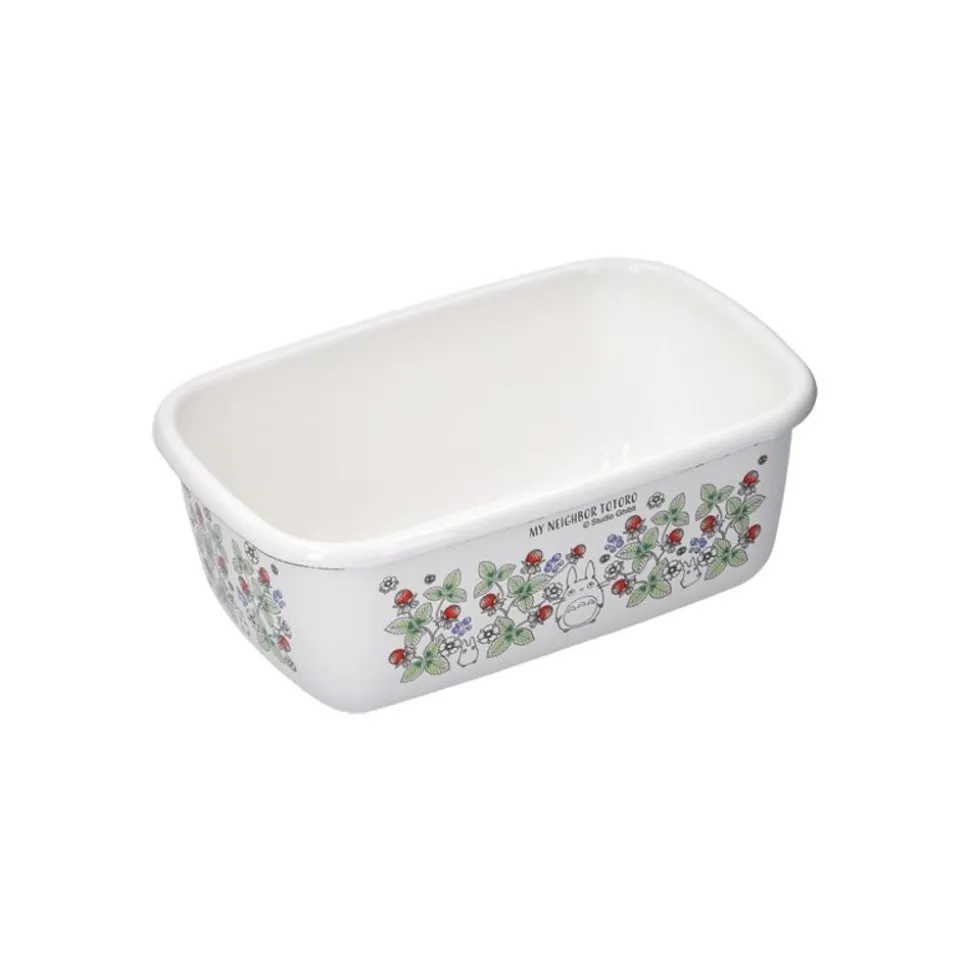 Enamel Butter Dish With Wooden Lid Soot Sprites 500Ml - My Neighbor T