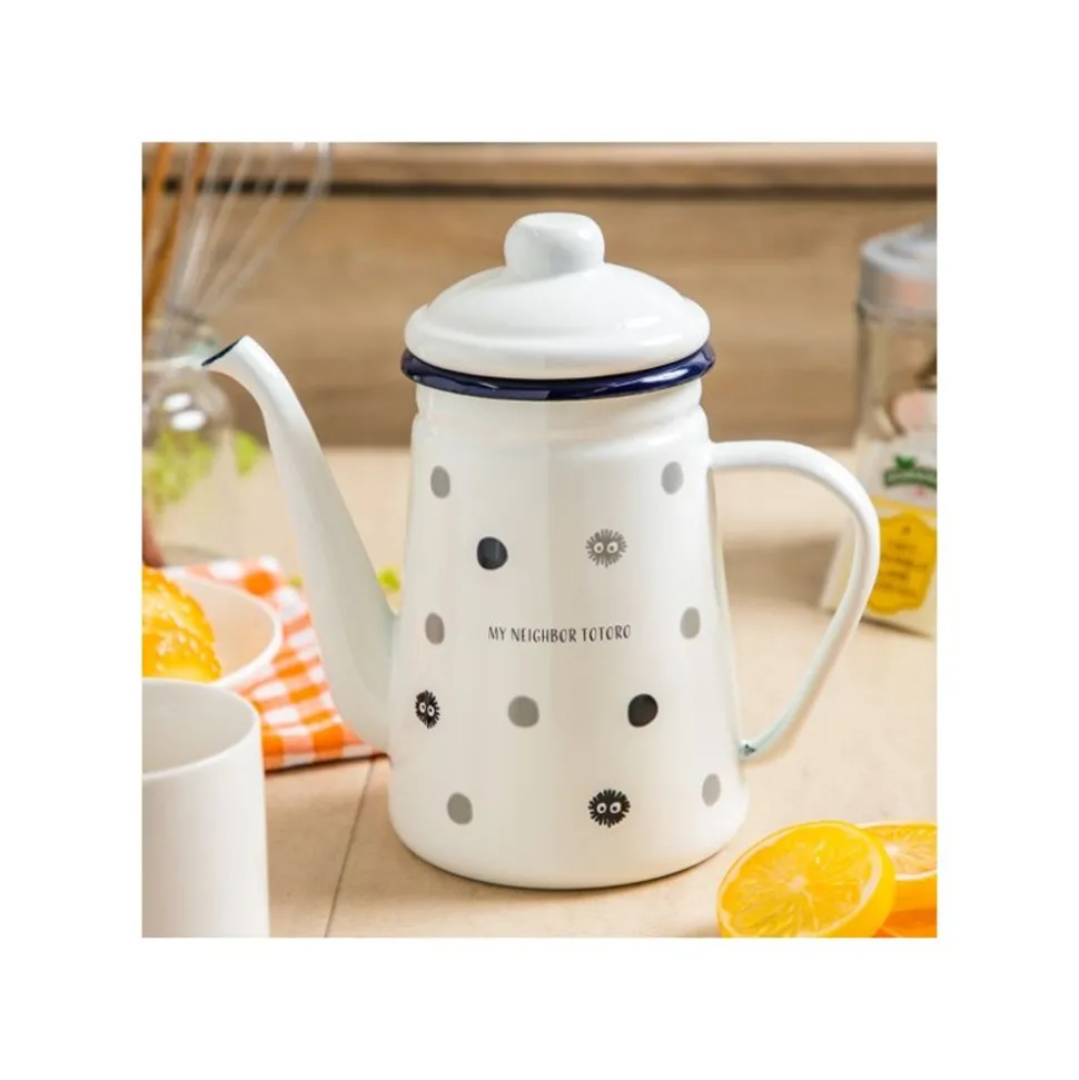 Enamel Tea Pot Soot Sprites 1,1L - My Neighbor Totoro