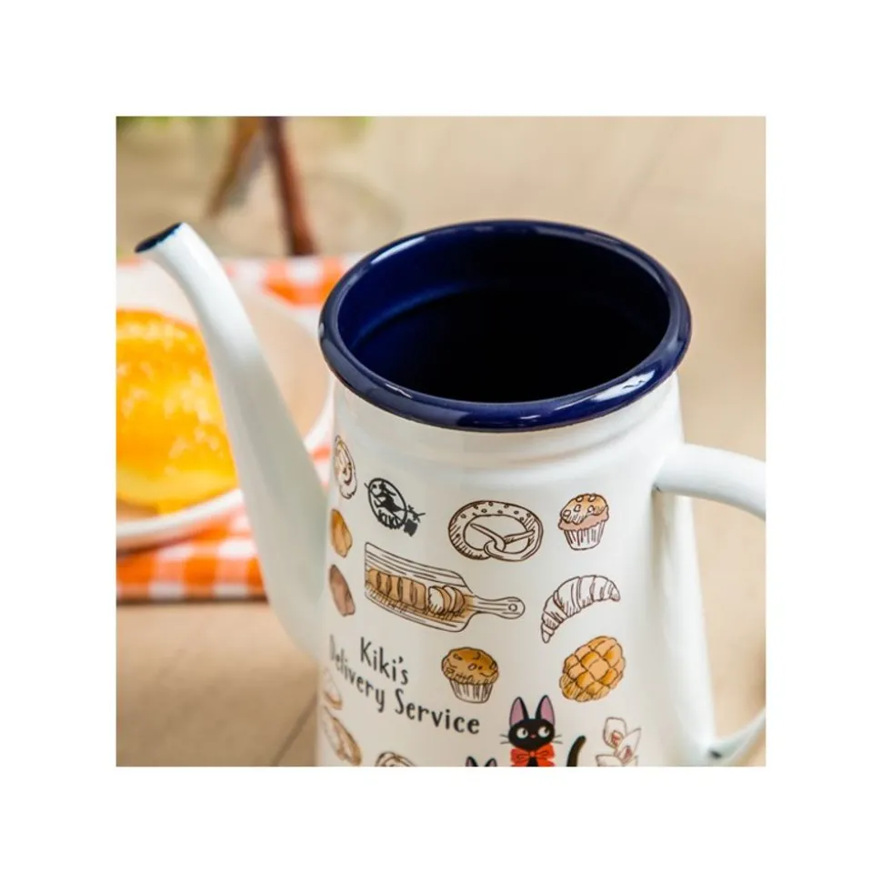 Enamel Tea Pot Viennese Pastries 1,1L - Kiki'S Delivery Service