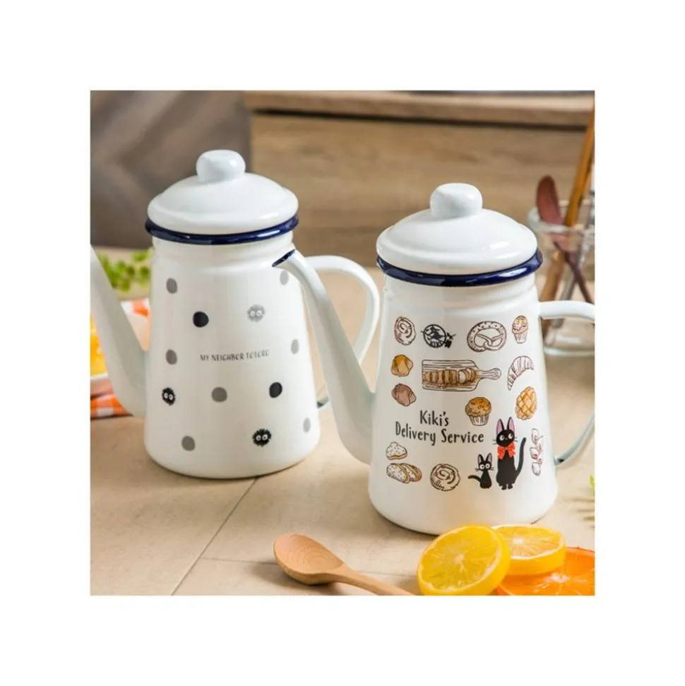 Enamel Tea Pot Viennese Pastries 1,1L - Kiki'S Delivery Service