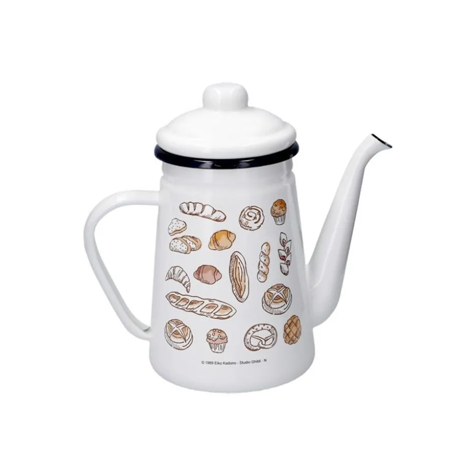 Enamel Tea Pot Viennese Pastries 1,1L - Kiki'S Delivery Service