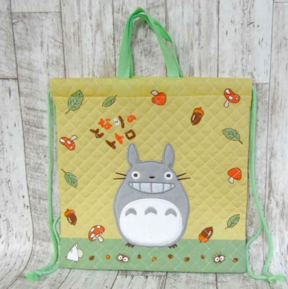 Foldable Backpack Totoro Nuts And Mushrooms - My Neighbour Totoro