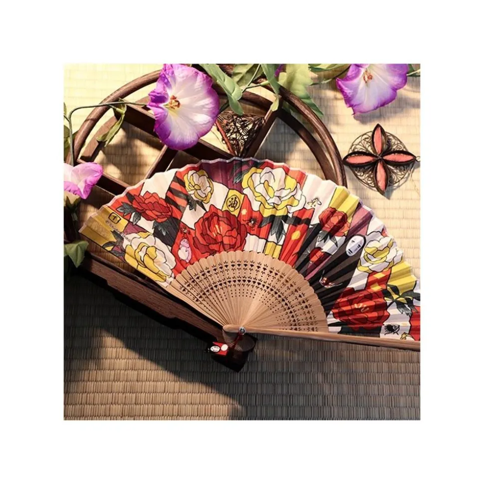 Folding Fan Unabara Flowers - Spirited Away