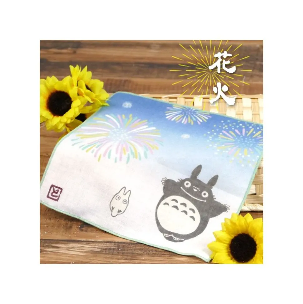 Gauze Handkerchiefs Totoro Fireworks - My Neighbour Totoro
