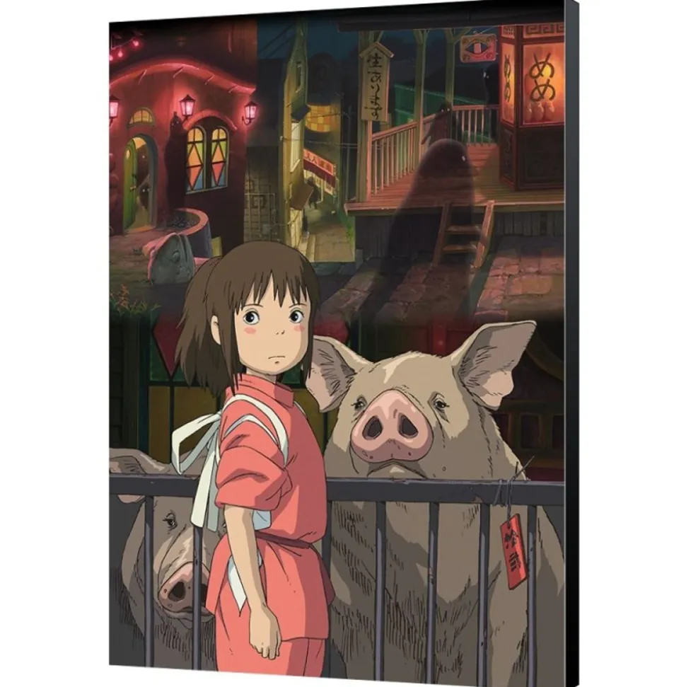 Ghibli - Spirited Away - 35X50Cm Wood Panel