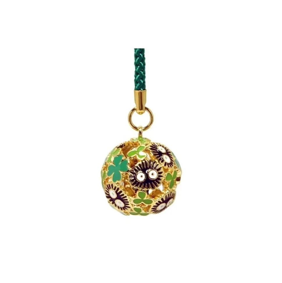 Golden Ring Bell Strap Sooot Sprites & Clover - My Neighbor Totoro