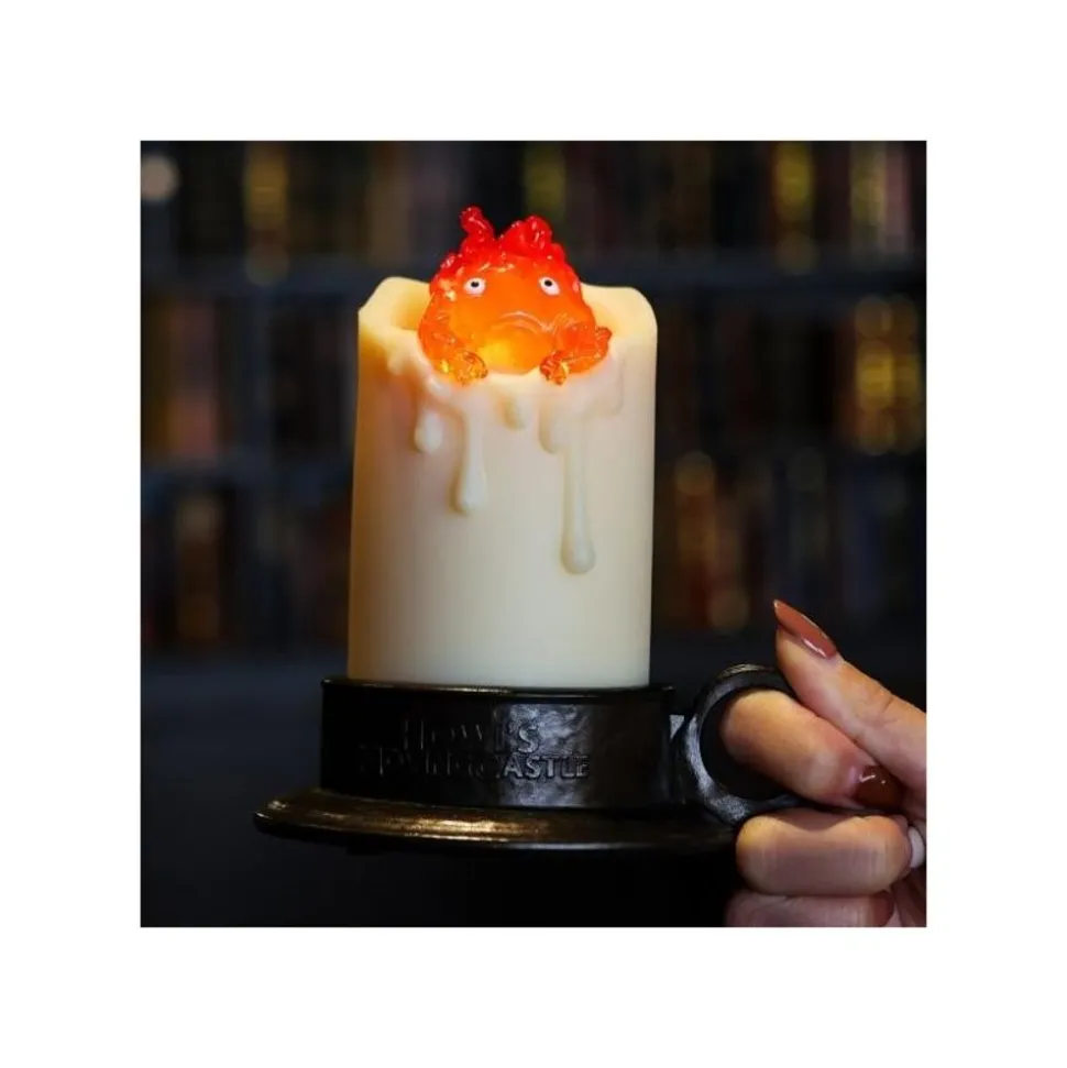 Illuminated Calcifer & Candle Statue - Howl'S Moving Castle