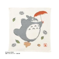 Imabari Mini Towel Big Totoro Umbrella 34X36 Cm - My Neighbor Totoro