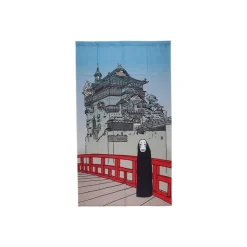 Japanese Curtain Aburaya & No Face - Spirited Away
