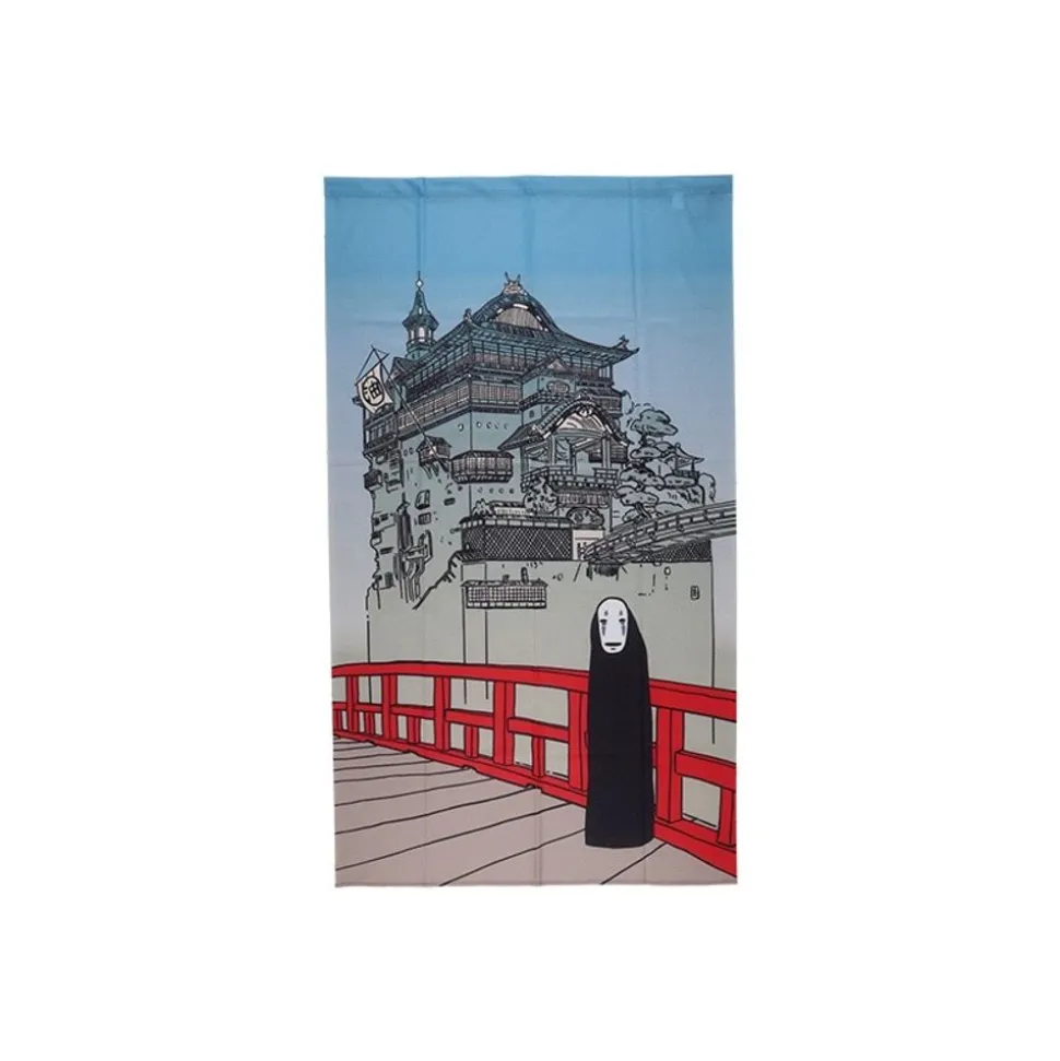 Japanese Curtain Aburaya & No Face - Spirited Away