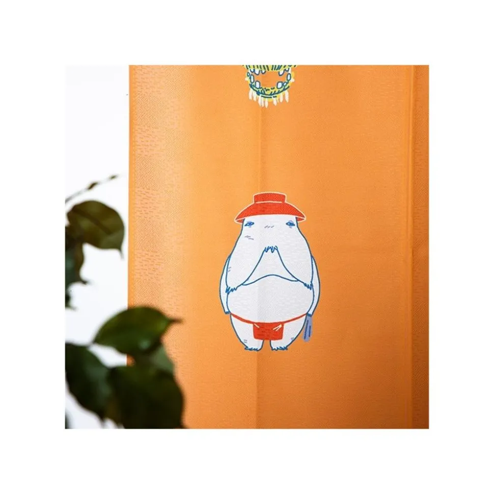 Japanese Curtain Kichijo Yellow - Spirited Away