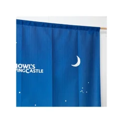 Japanese Curtain Moonlit Night - Howl'S Moving Castle