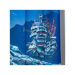 Japanese Curtain Moonlit Night - Howl'S Moving Castle
