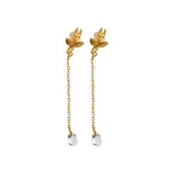 Jewel Earring Totoro White Drop - My Neighbor Totoro
