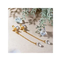 Jewel Earring Totoro White Drop - My Neighbor Totoro