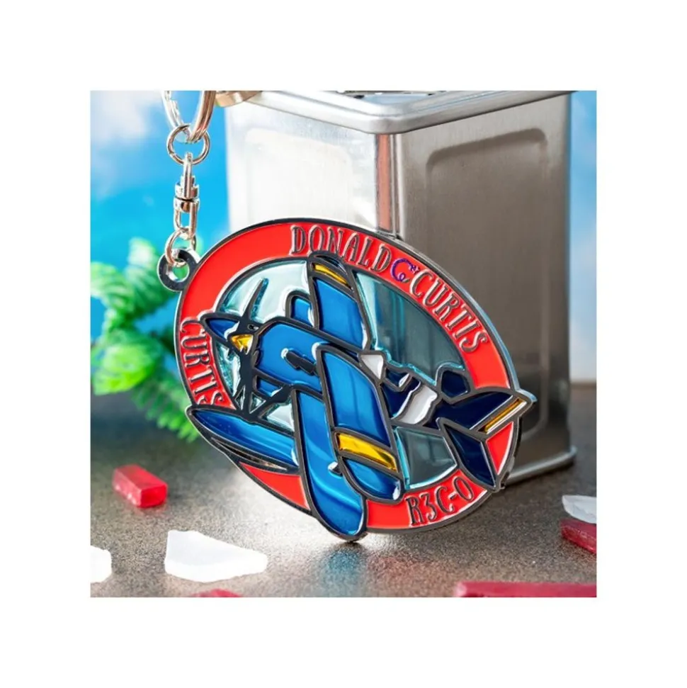 Keychain Donald Curtis - Porco Rosso