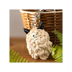 Keychain San'S Mask And Kodama - Princess Mononoke