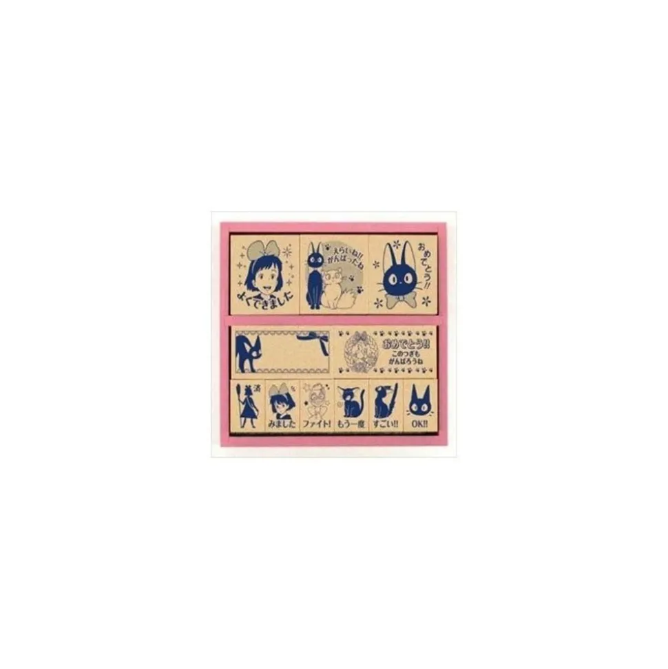 Kiki And Jiji Wood Stamp Blue - Kiki'S Delivery Service