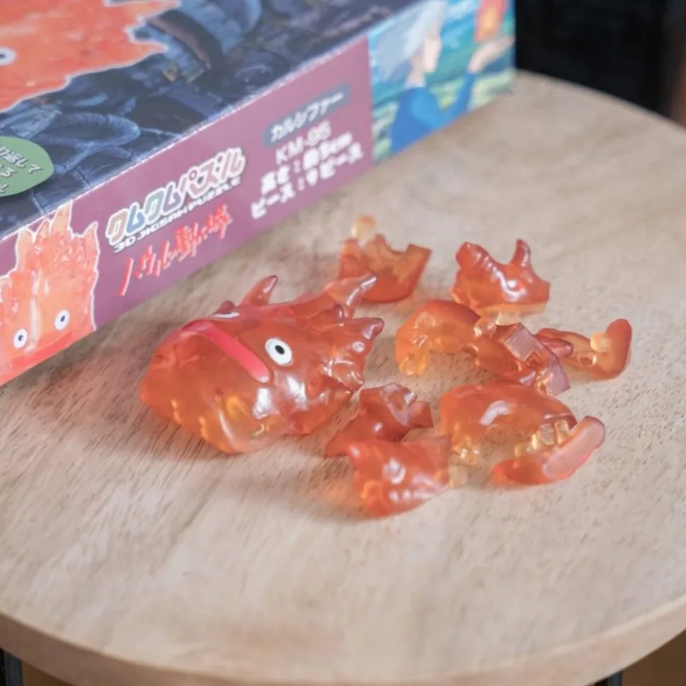 Kumukumu 3D Jigsaw Puzzle Calcifer - Howl'S Moving Castle