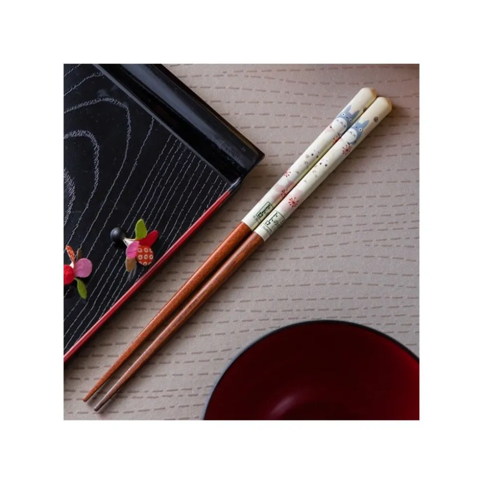 Lacquered Chopsticks 21Cm Cherry Tree Blooms - My Neighbor Totoro