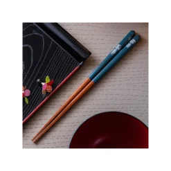 Lacquered Chopsticks 21Cm Kodama Dark Blue - Princess Mononoke