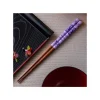 Lacquered Chopsticks 21Cm Sketches Purple - Kiki'S Delivery Service