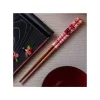 Lacquered Chopsticks 21Cm Sketches Pink - Kiki'S Delivery Service