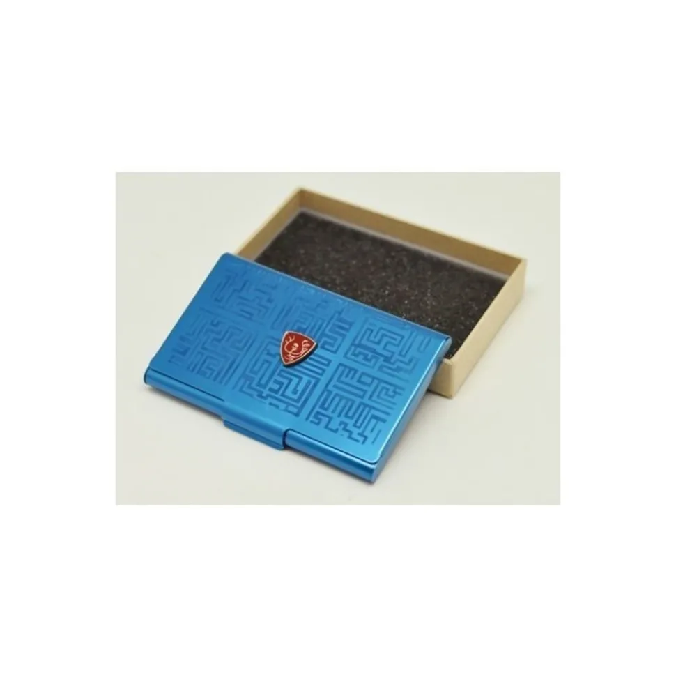 Laputa Metal Card Case Blue - Castle In The Sky