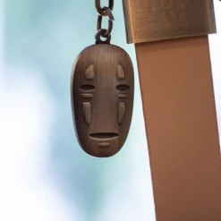 Leather Key Chain No Face - Spirited Away