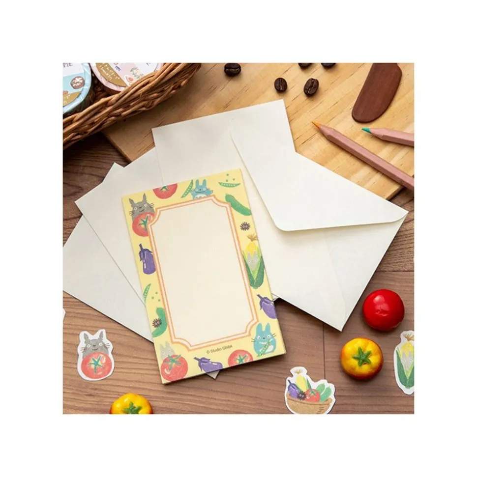 Letter Set Break Time Vegetables - My Neighcor Tortoro