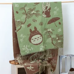 Light Green Stole Totoro & Catbus - My Neighbor Totoro