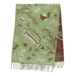 Light Green Stole Totoro & Catbus - My Neighbor Totoro