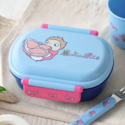 Lunch Box 2 Locks Ponyo In The Ocean - Ponyo On The Cliff