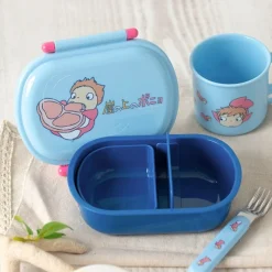 Lunch Box 2 Locks Ponyo In The Ocean - Ponyo On The Cliff