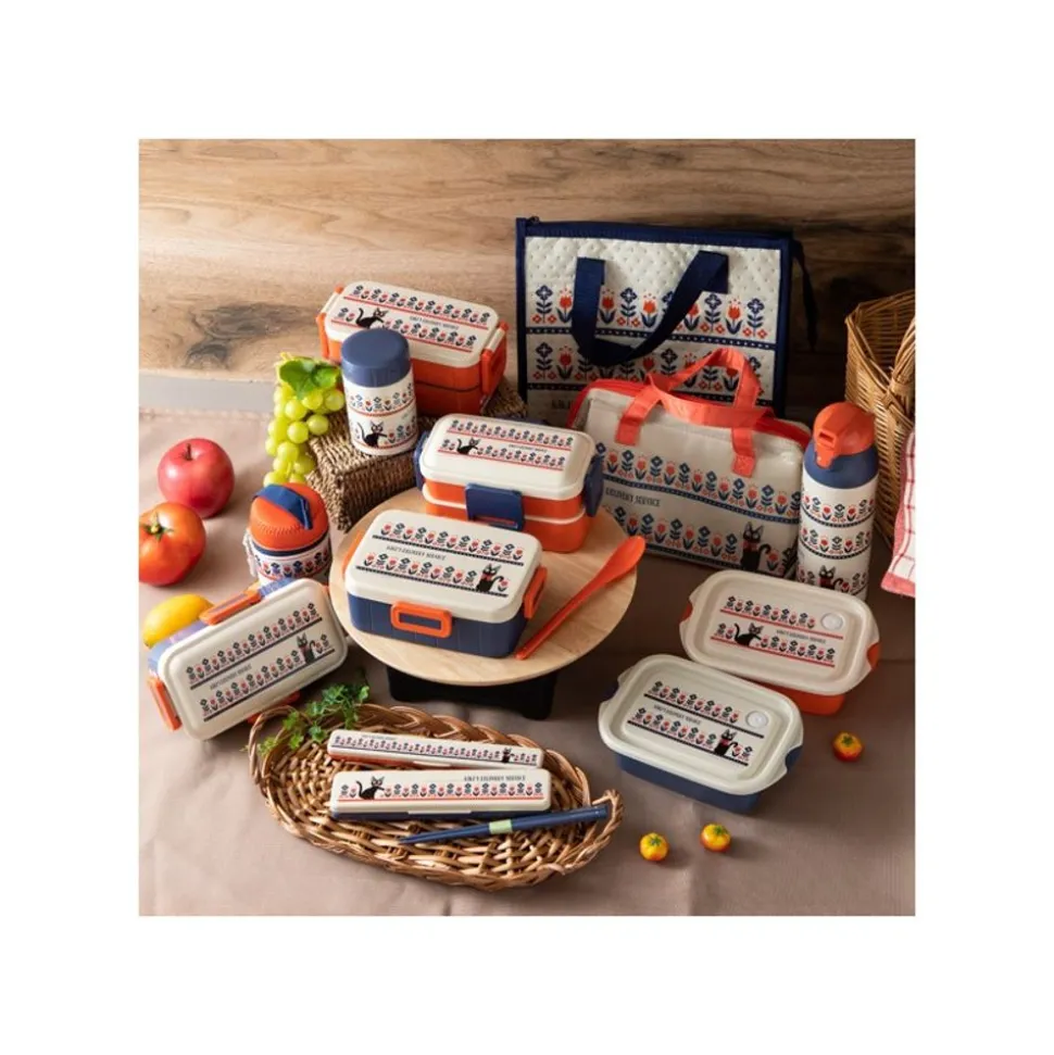 Lunch Box 4 Locks Wild Flowers 650 Ml - Kiki'S Delivery Service