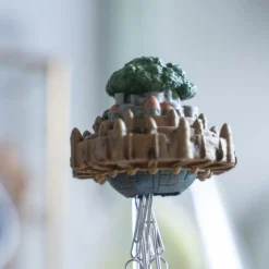 Magnetic Paper Clip Holder Flying Castle - Castle In The Sky