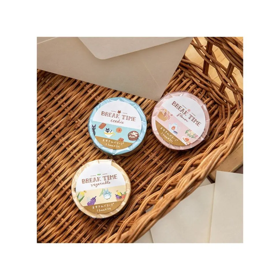 Masking Tape Break Time Vegetables - My Neighbor Totoro
